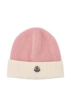 cappello in poliamide rosa MONCLER KIDS | J29513B00006M1241523